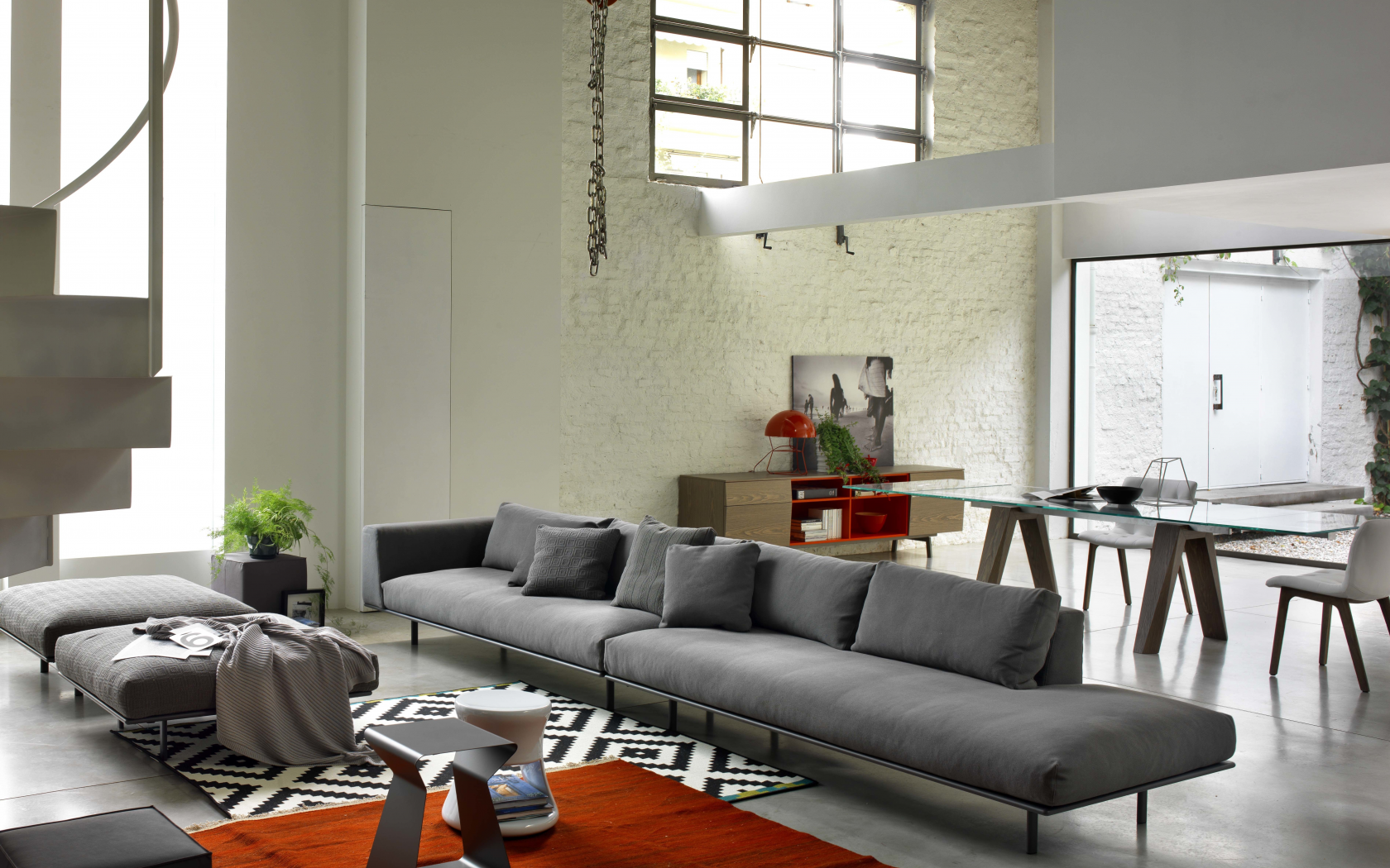 интерьер, модерн, серый, дизайн, диван, modern, sofa
