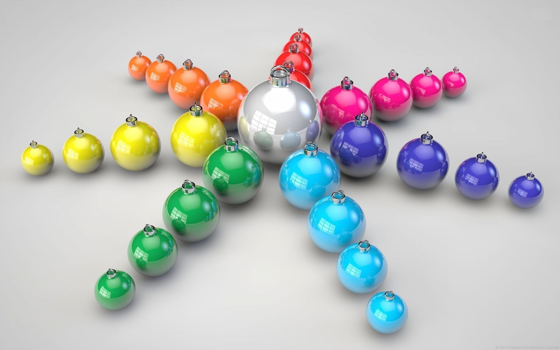 звезда, игрушки, шарики, цвет, новый год, лучи, праздник