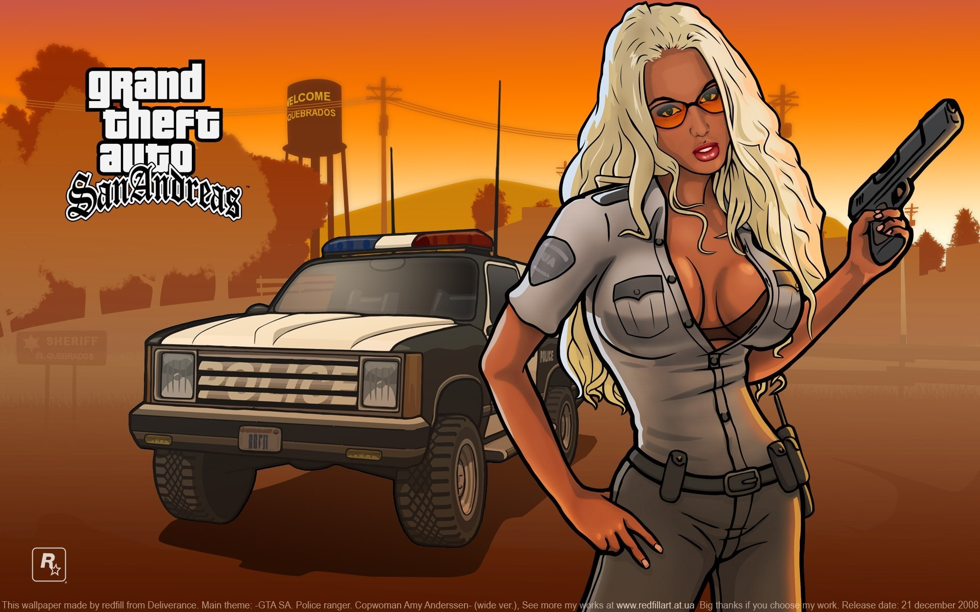 игра, обоя, barbara, game, girl, wallpapers, police, gta, grand thef autosan andreas