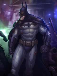 batman, patrick brown, art, arkham city