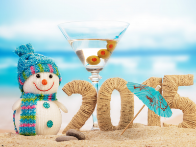 новый год, снеговик, 2015, с новым годом, мартини, оливки, бокал