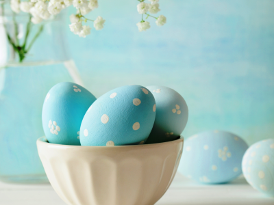 blue, цветы, яйца, flowers, eggs, easter, пасха, pastel
