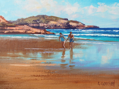 artsaus, рисунок, beach study, арт