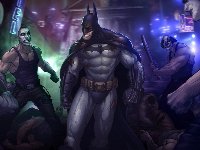 batman, patrick brown, art, arkham city