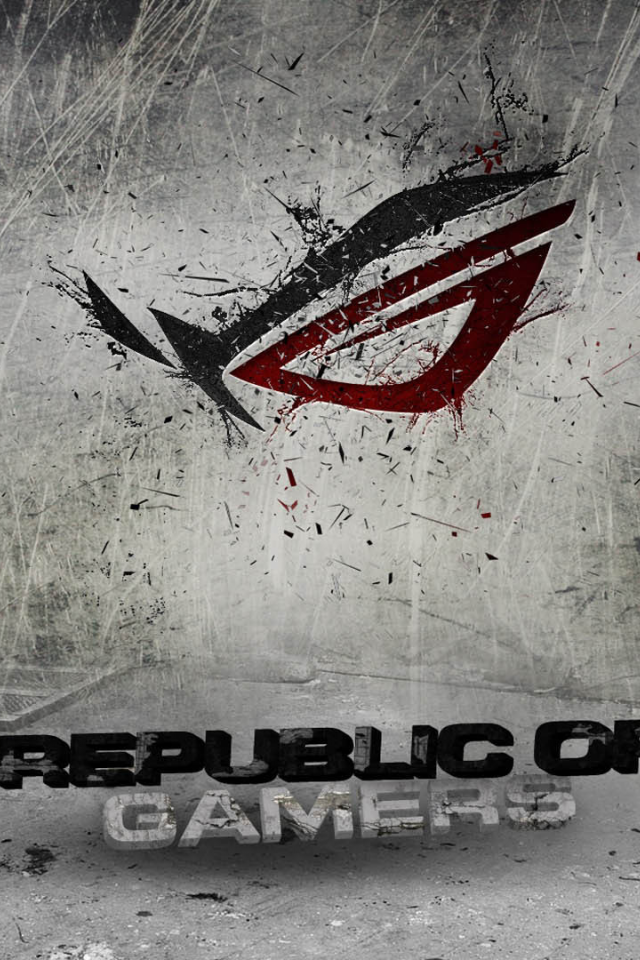 asus, logo, republic of gamers