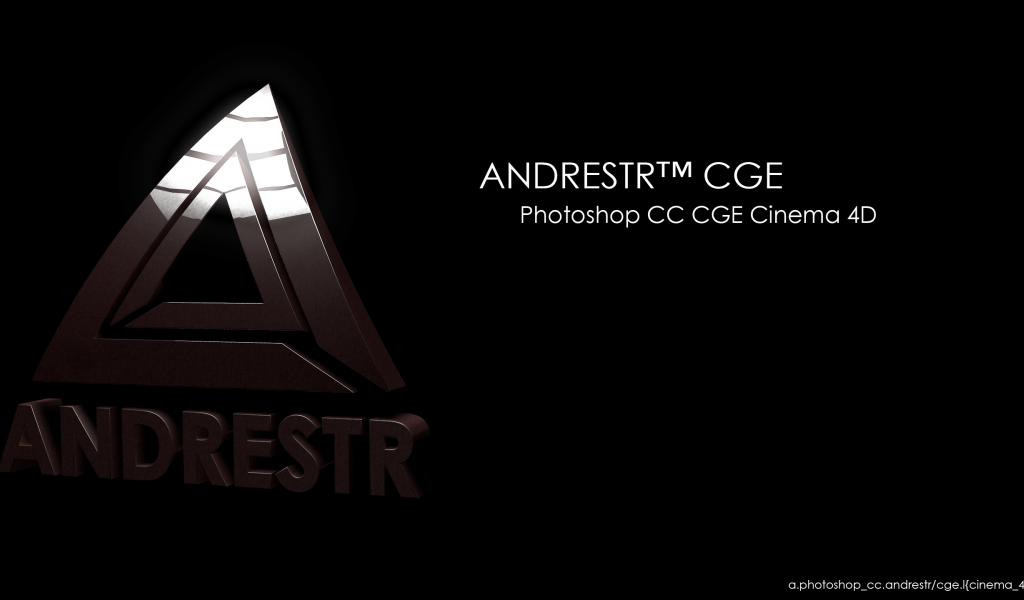 ANDRESTR, логотип, лого, андрестр, треугольник, графика, photoshop, cinema 4D
