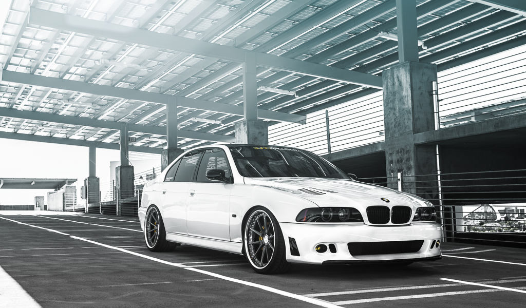 бмв, белый, 5 series, e39, седан, bmw m5, tuning, white