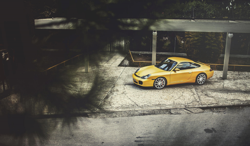 wildness, 996, porsche, порше, yellow, carrera