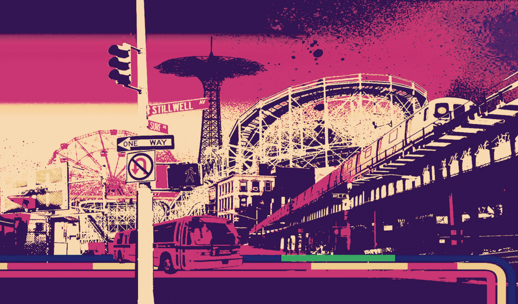 futurism, pink, art, retro, city, vintage