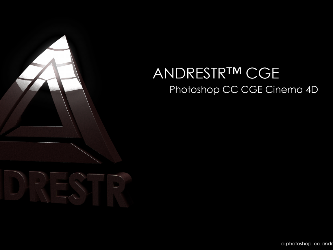 ANDRESTR, логотип, лого, андрестр, треугольник, графика, photoshop, cinema 4D