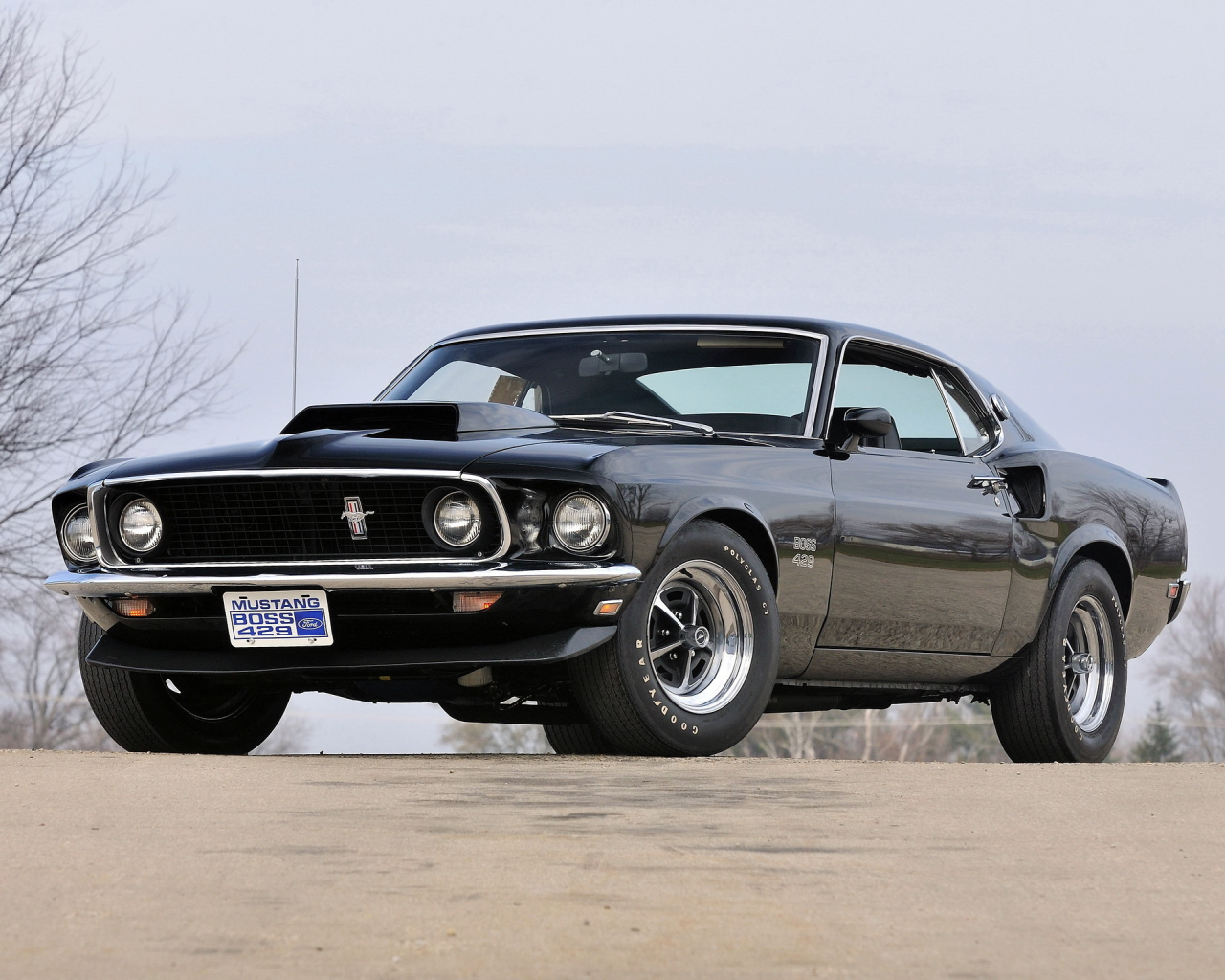 1969, 429, muscle car, mustang, форд, boss, ford, black, мустанг, мускул кар