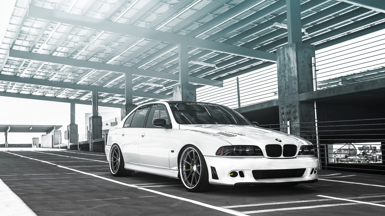 бмв, белый, 5 series, e39, седан, bmw m5, tuning, white