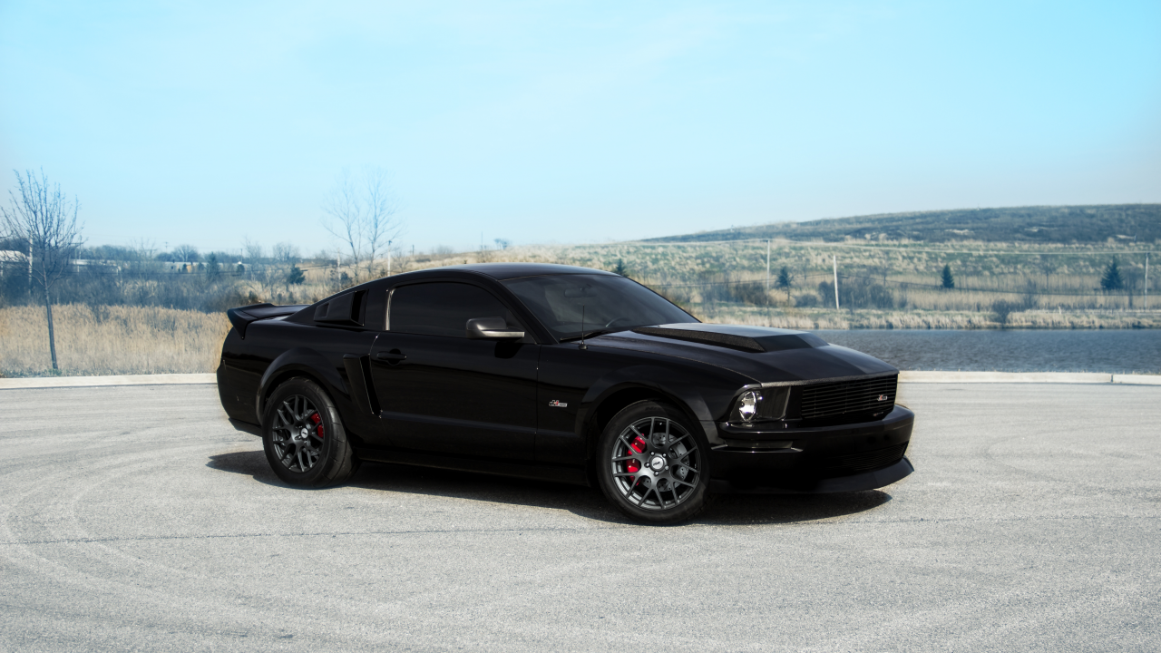 black, ford, and, landscape, gt, muscle, mustang, red, saleen, форд, shelby, мустанг