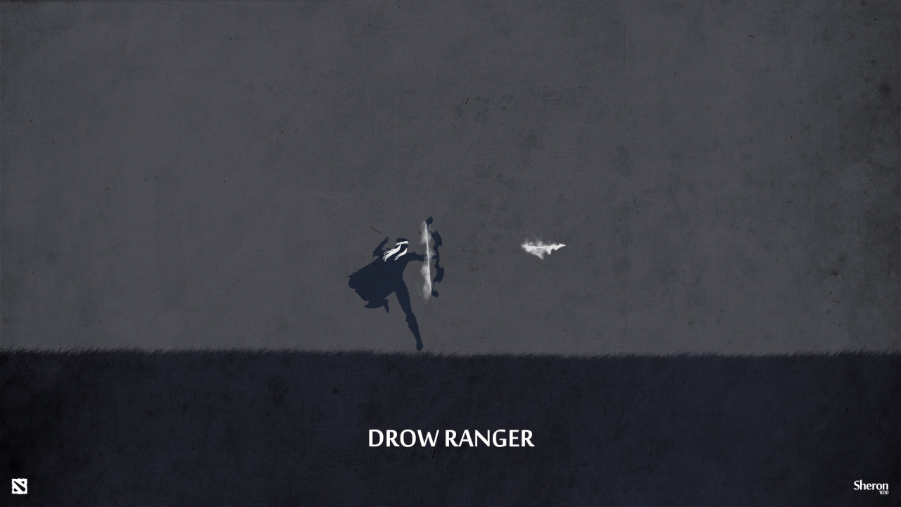 minimalsm, dota 2, sheron1030, archer, traxex, dark, arrow, drow ranger, valve