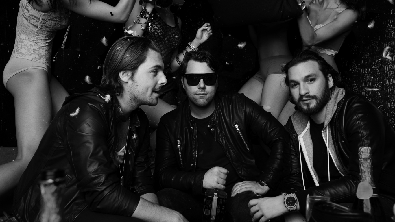 девушки, sebastian ingrosso, swedish house mafia, steve angello, axwell, dj