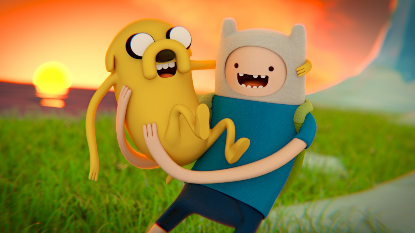 cartoon network, at, время приключений, jake, art, арт, adventure time, finn