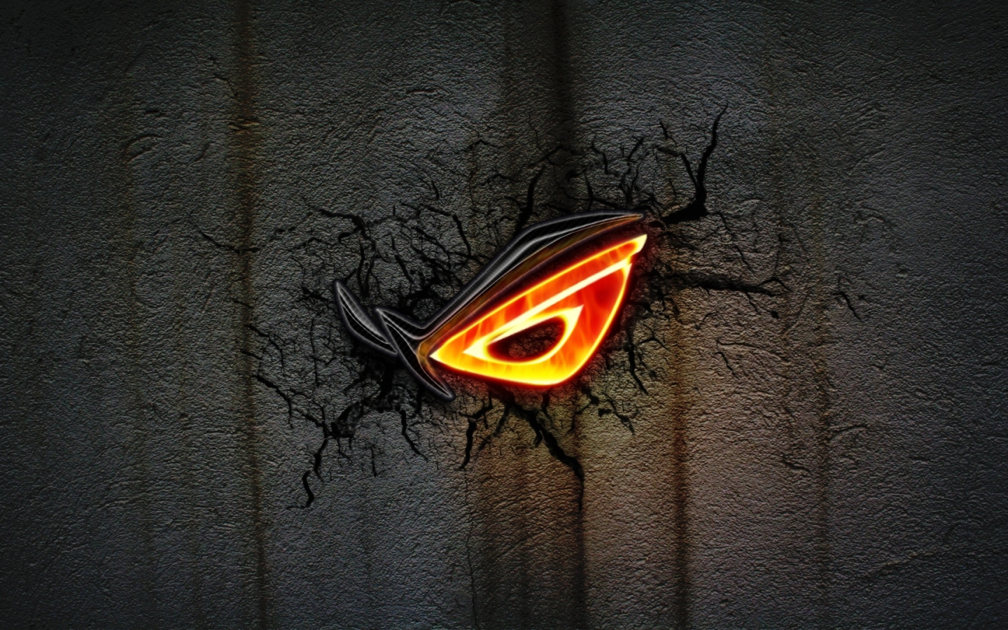 dark, wallpaper, asus, black, rog, cracks, logo