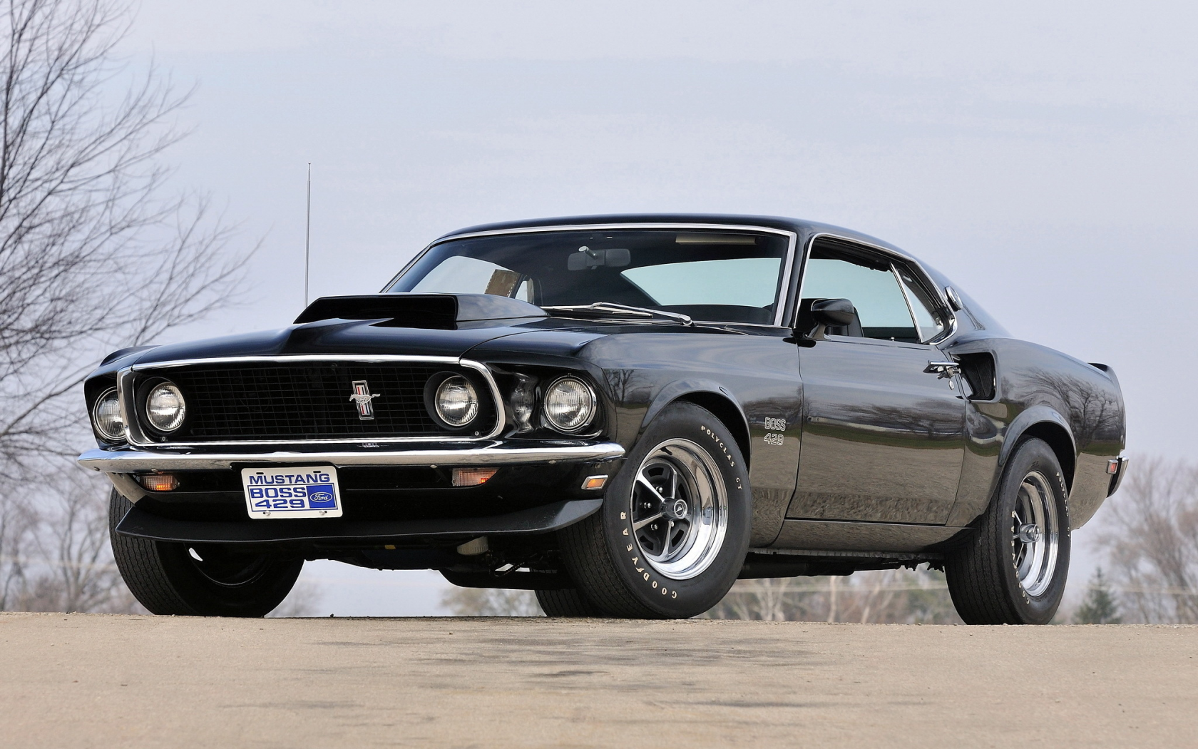 1969, 429, muscle car, mustang, форд, boss, ford, black, мустанг, мускул кар