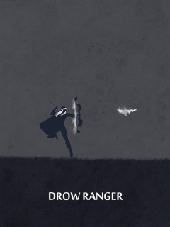 minimalsm, dota 2, sheron1030, archer, traxex, dark, arrow, drow ranger, valve