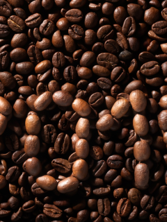 кофе, 2015, с новым годом, цифры, зерна, кофейные