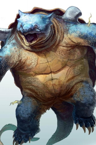 сквиртл, fantasy art, pokemon, squirtle