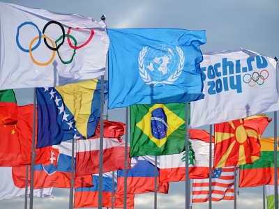 олимпийские игры, сочи 2014, sochi 2014, олимпиада, флаги