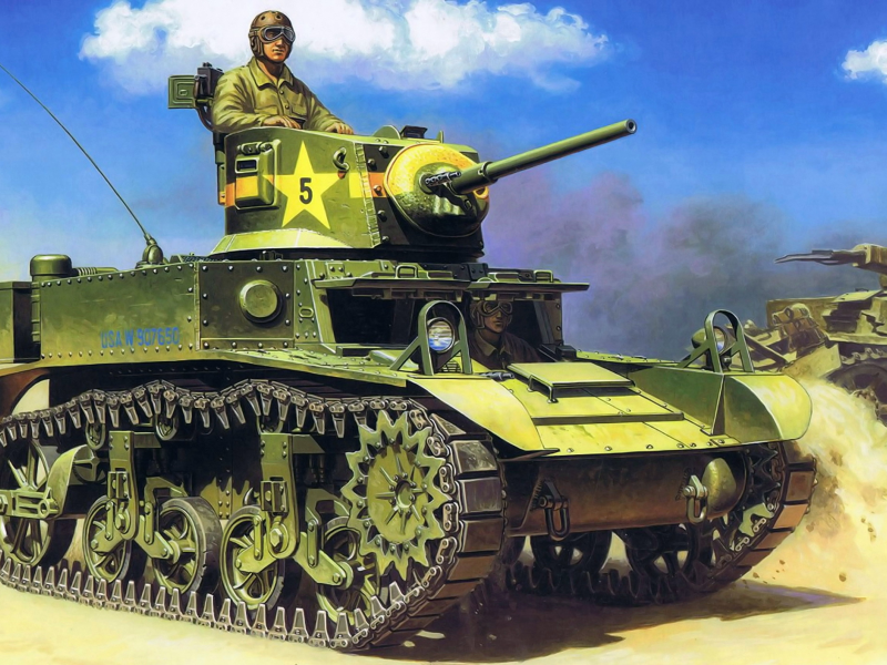 m3 stuart, легкий танк, танк, м3 стюарт, американский