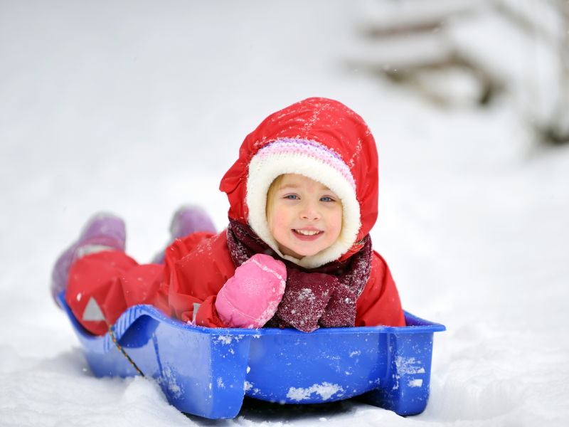 happy, sleigh, children, little girl, child, new year, christmas, рождество, winter