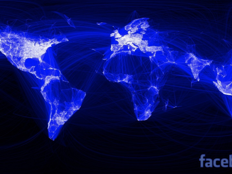 связи, facebook, мир, социальная, сеть, карта