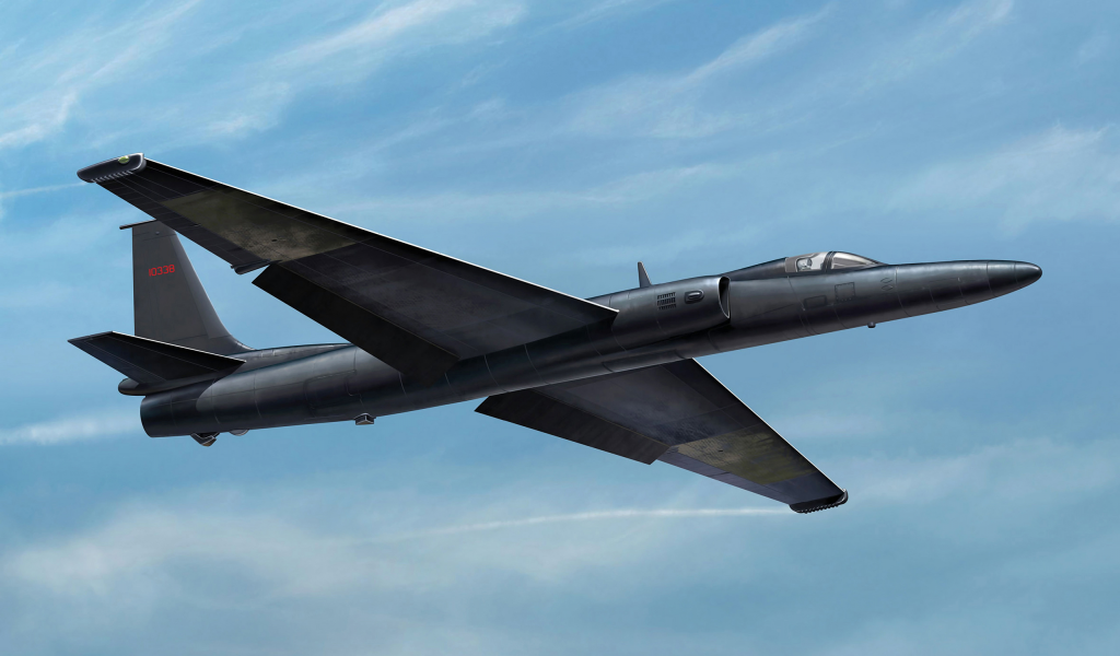 самолет, u-2r, американский, lockheed, арт, у-2, локхид