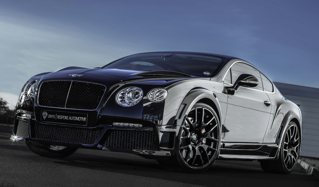 gt, continental, tuning, black, front, bentley, onyx