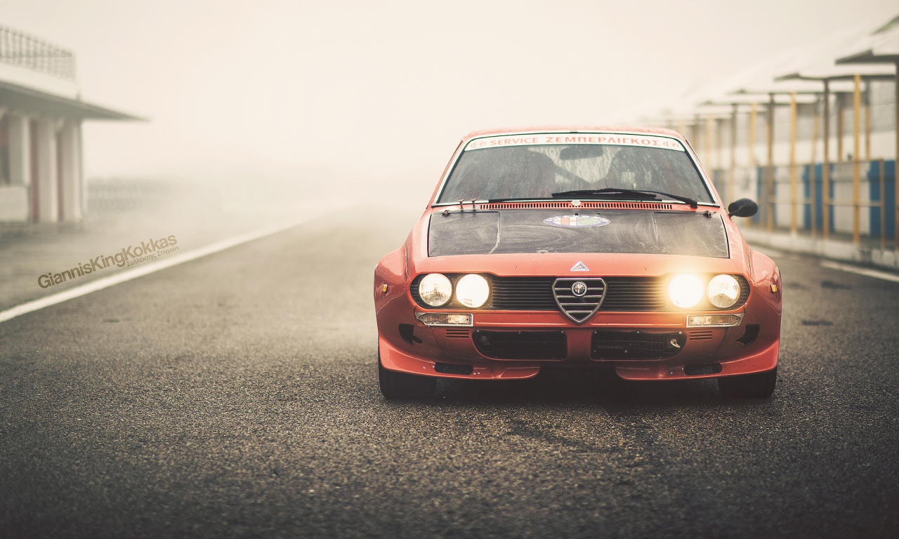 oldschool, vintage, alfa romeo, 1974, italian racecar, retro, alfetta, 2000gt