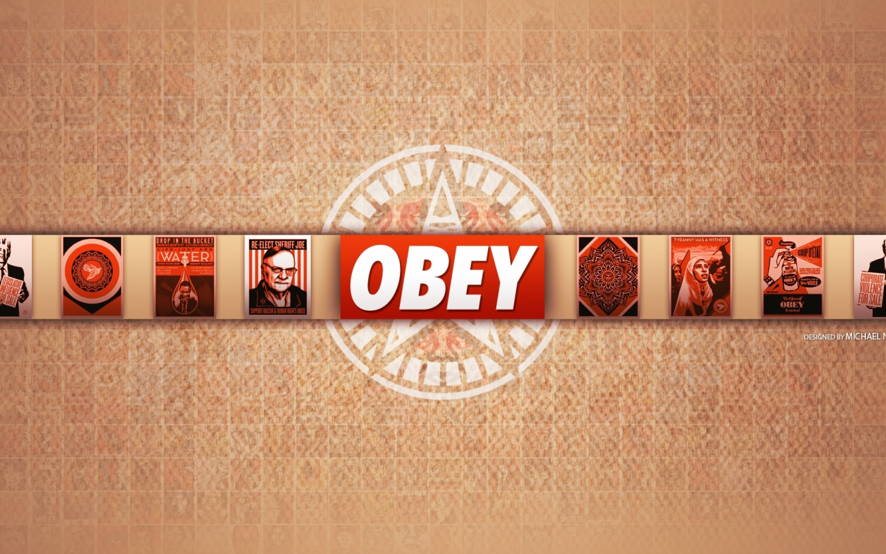 обои, red, obey