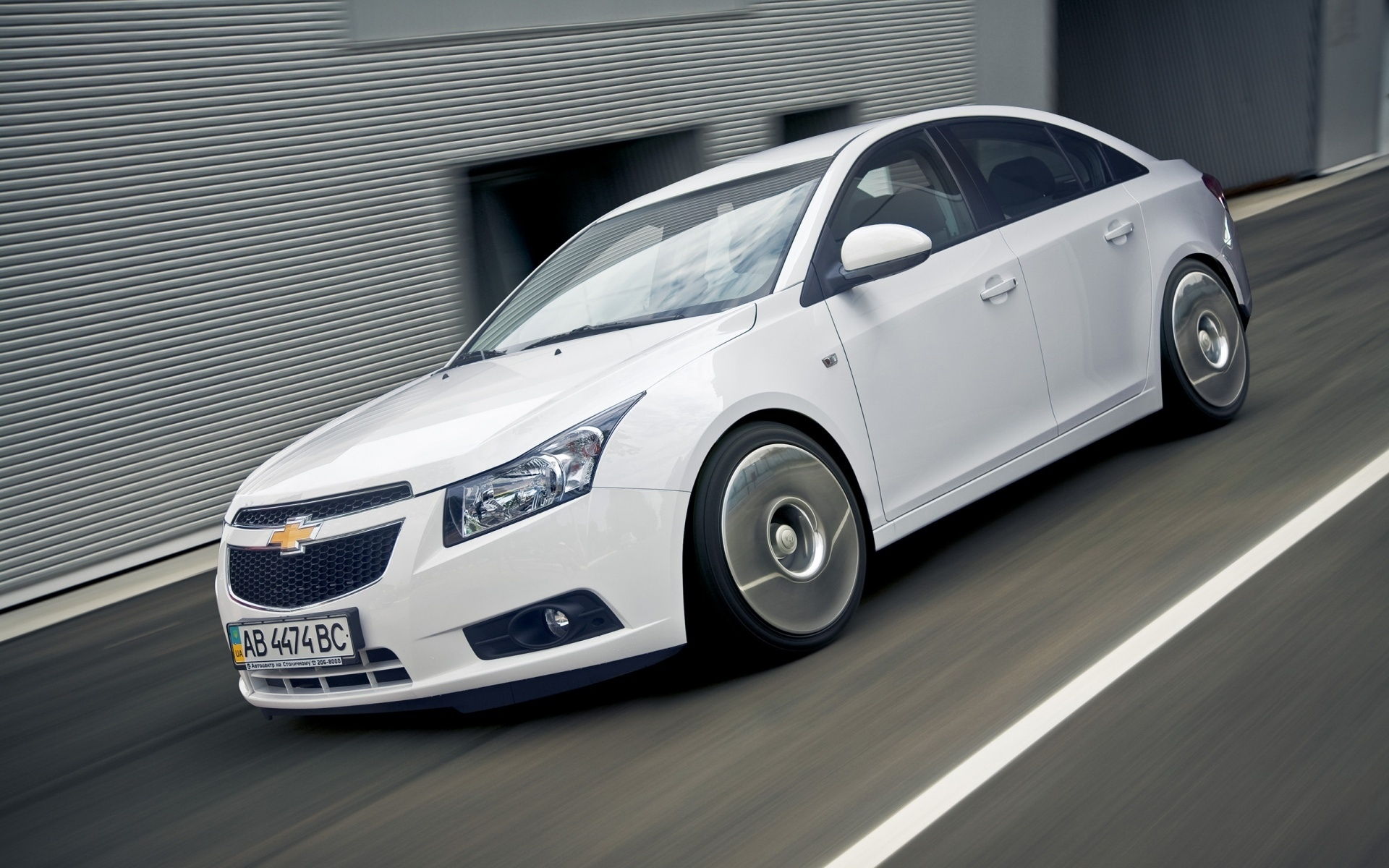 авто, chevrolet cruze, седан, белый