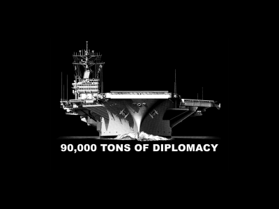 90 000, фон, тонн дипломатии, авианосец, оружие