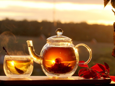 чаепитие, чай, еда, листья, обои, фон, горячий