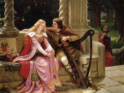 middle ages, edmund blair leighton, pre-raphaelite, romanticism, english painter