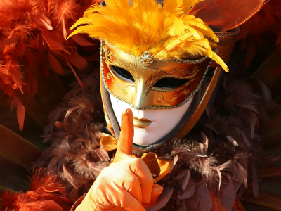 carnival, gloves, mask, costume