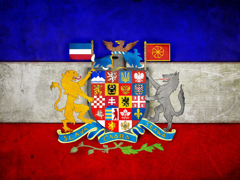герб, флаг, панславянский