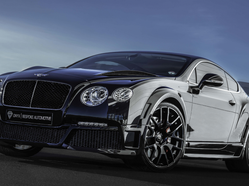 gt, continental, tuning, black, front, bentley, onyx