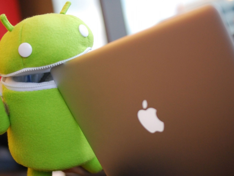 ios, air, notebook, robot, android, green, os android, apple