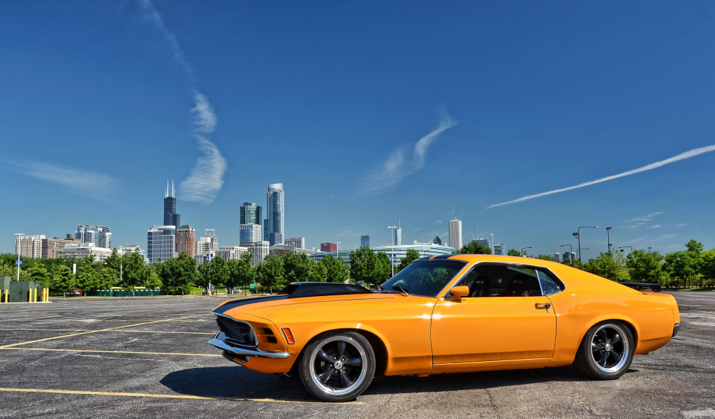 Форд, Мустанг, Ford, Mustang, 1970, Muscle car, классика