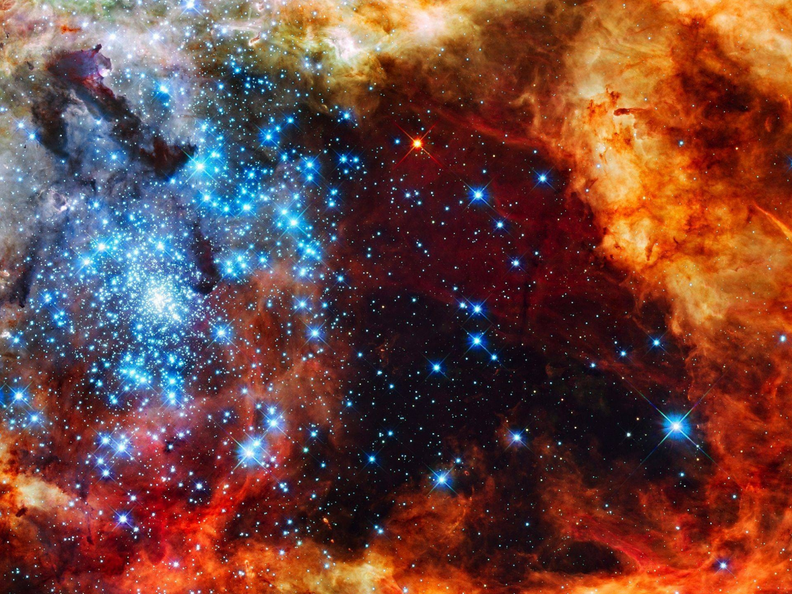 звезды, туманность, nebula, бесконечность