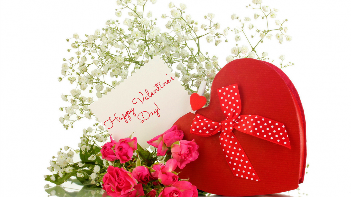 день всех влюбленных, день Святого Валентина, розы, любовь, романтика, красный, подарок, сердце, бантик