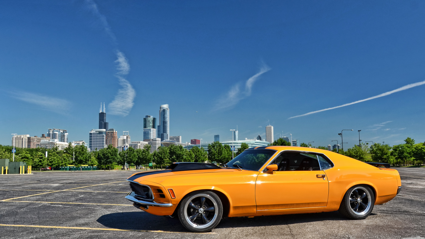 Форд, Мустанг, Ford, Mustang, 1970, Muscle car, классика
