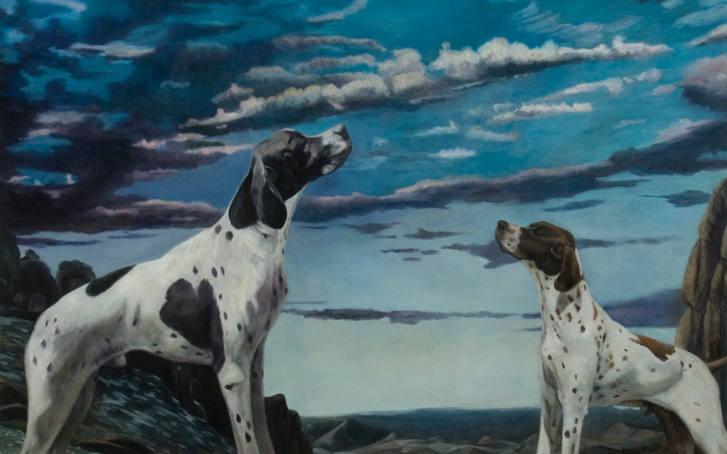 Christer Karlstad, норвежский художник, картина, Wonder Dog