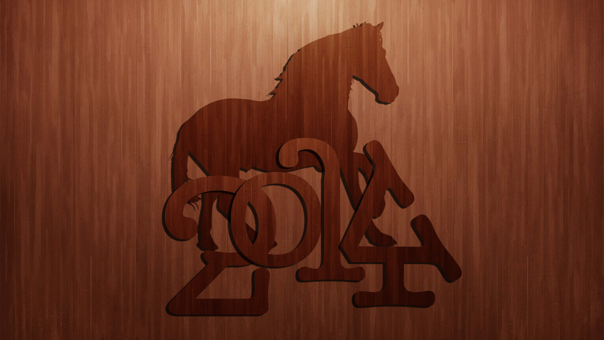 древесный стиль, 2014, дерево, год лошади