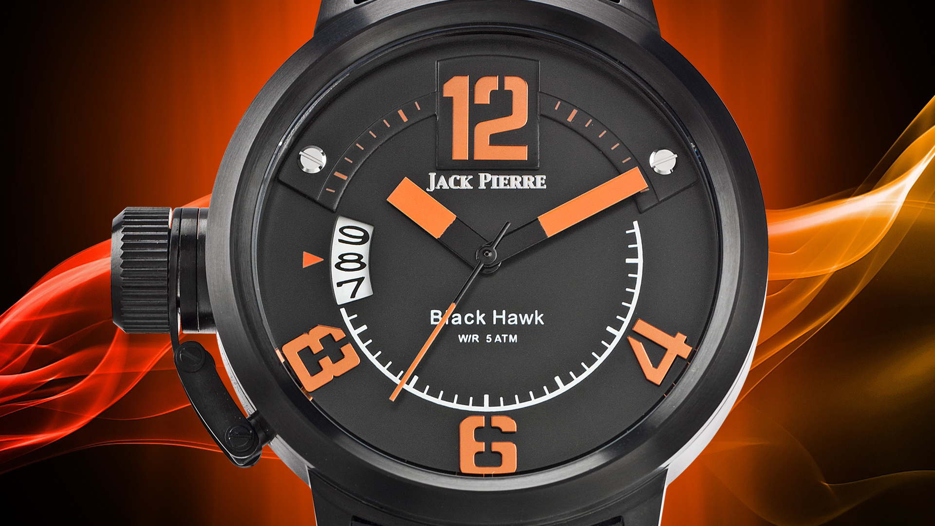 orange, watch, jack pierre