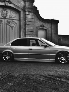 BMW, E38, 750il, БМВ, Бумер, тюнинг, stance, диски