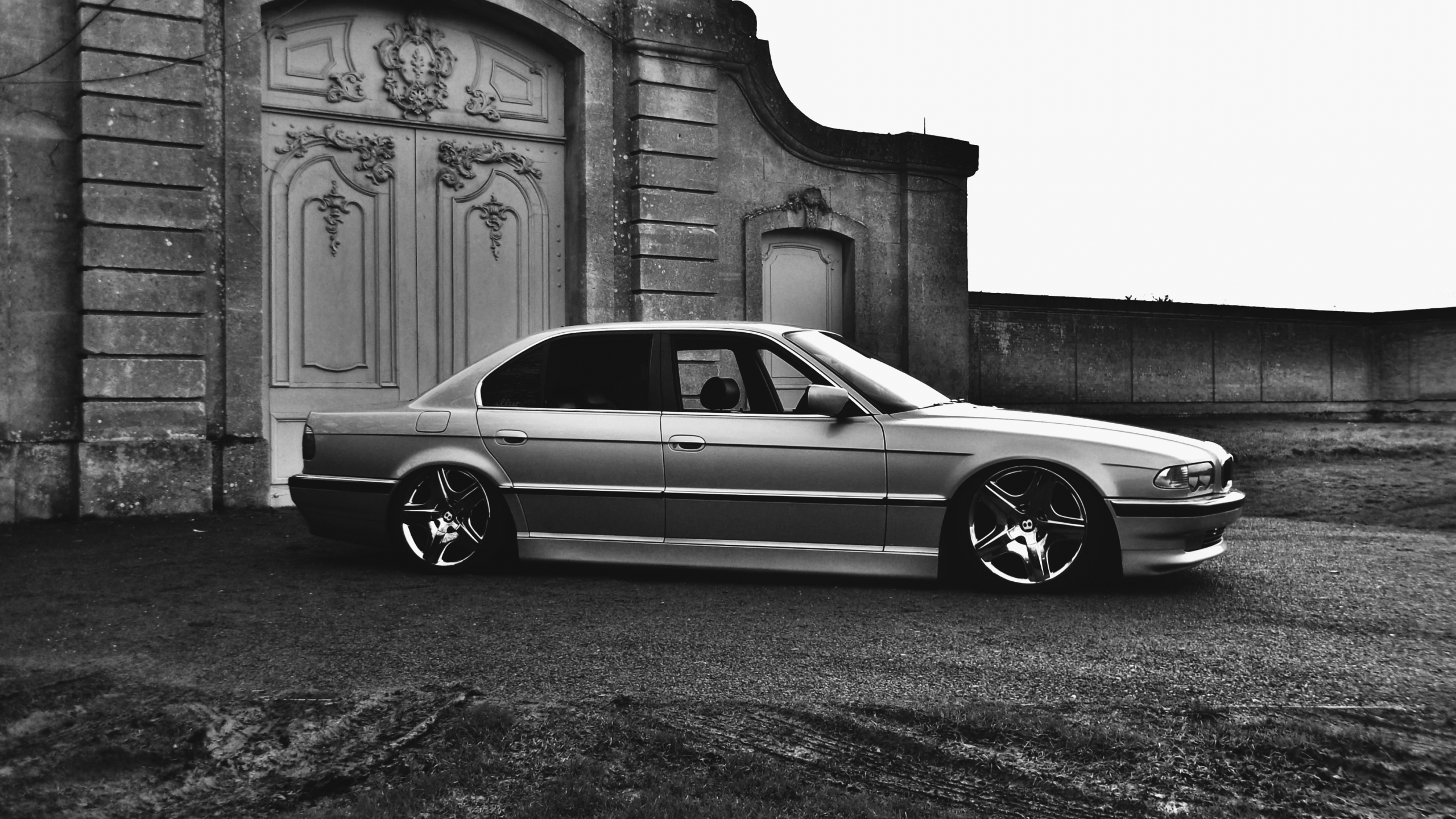 BMW, E38, 750il, БМВ, Бумер, тюнинг, stance, диски